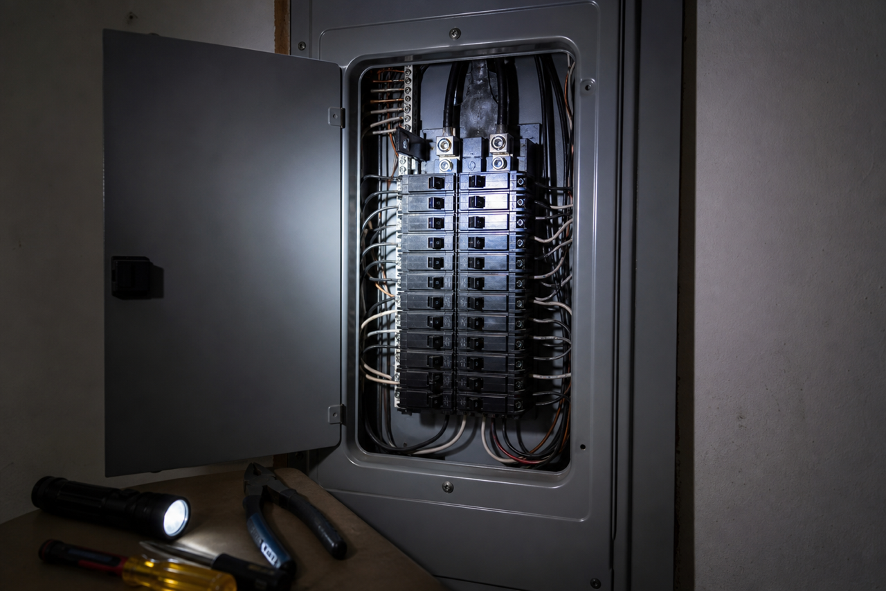 住宅の電気工事のイメージ
